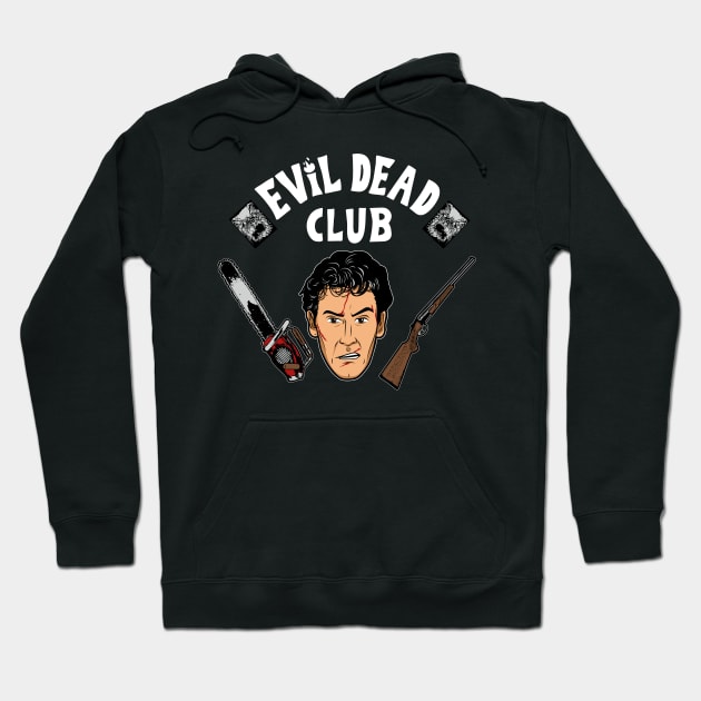 Cool 80's Horror TV Series Hell Club Parody Hoodie by BoggsNicolas